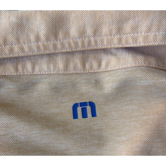 Travis Mathew Mens Brogrammer Heather Autum Sunset Golf Polo XXL - Picture 3 of 6